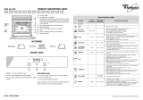 Whirlpool AKZ 431/NB/01 Program Chart