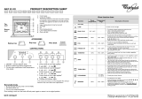 Whirlpool AKZ 531/NB/01 Program Chart