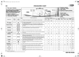 Whirlpool AWO/D 6727 Program Chart