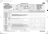 Whirlpool AWO 8087 Program Chart