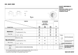 Whirlpool AWZ 2303 Program Chart