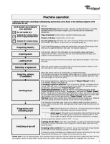 Whirlpool AWZ 8576 WP Program Chart