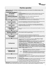 Whirlpool AWZ 8464 Program Chart