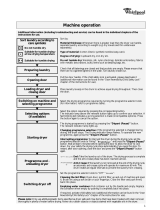 Whirlpool AWZ 8677 WP Program Chart