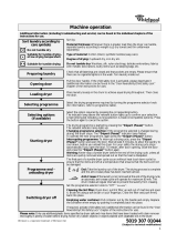 Whirlpool AWZ 9778 Program Chart