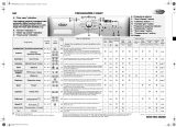 Whirlpool AWOE 9348 WP Program Chart