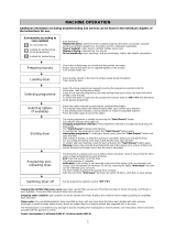 Maytag MCD 911 BWT Program Chart