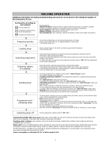 Whirlpool AZB 6100 Program Chart