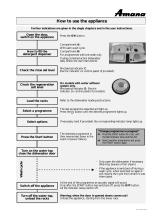 Amana ADB 500 EAN AH Program Chart