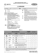 Whirlpool WP 79/2 LD Program Chart