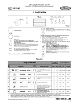 Whirlpool WP 66/1 IX Program Chart