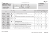 Whirlpool AWO/D 61020 GR Program Chart