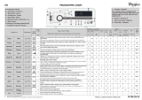 Whirlpool TDLR 70230 Program Chart