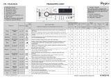 Whirlpool TDLR 60230 Program Chart