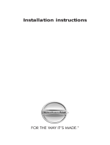KitchenAid KDIX 8810 Installation guide