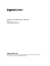 Leprecon LP612 User manual