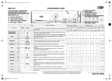 Whirlpool AWZ 475 Program Chart