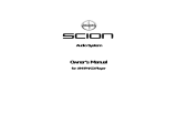 Scion Audio System Owner's manual