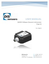 DIS SensorsQG65D Dynamic Inclinometers V1.1