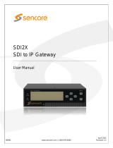 Sencore SDI2X User manual