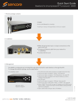 Sencore SDI2X Quick start guide