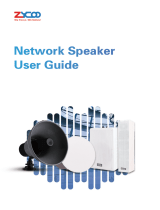 Zycoo SL50 Network Column Speaker Owner's manual