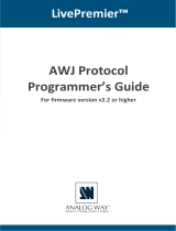Analog way Aquilon RS1 Programmer's Guide