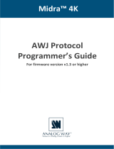 Analog way QuickVu 4K Programmer's Guide