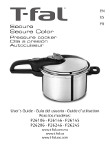 T-Fal P26106 Pressure Cooker User manual