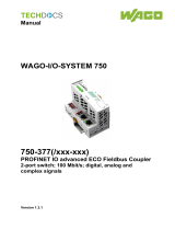 WAGO PROFINET IO advanced ECO Fieldbus Coupler User manual