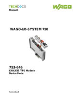 WAGO KNX/EIB/TP1 Module User manual
