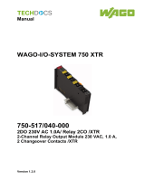 WAGO 2DO 230 V AC 1.0 A, Relay 2CO, potential-free /XTR User manual