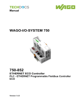 WAGO ETHERNET ECO Controller User manual