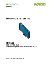 WAGO 2-channel, 24VDC, Ex i User manual