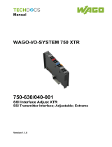WAGO SSI Interface Adjust /XTR User manual