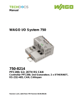 WAGO PFC200 G2 2ETH RS CAN User manual