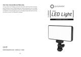 Promaster Chroma CL36RGB LED Light Owner's manual