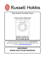 Russell HobbsRH7VTD500B 7KG Vented Tumble Dryer