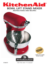 KitchenAid ARTISAN 4.8L STAND MIXER SLV User manual