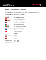 Hyper X HyperX Cloud Revolver S gaming headset User manual