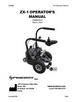 Spinergy ZX-1 User manual