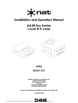 Nat AA38-3 Series Operating instructions