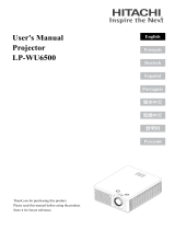 Hitachi LPWU6500 User guide