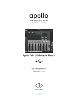 Universal Audio Apollo Twin USB Software Manual