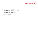 Fuji Xerox DocuPrint P375 dw User manual