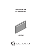 Luxair LA-90-DWN Installation And Use Instruction