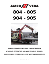 Amco Veba 805 Warning, Operating And Maintenance Manual