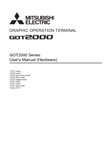 Mitsubishi Electric GOT2000 Series User manual