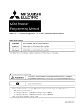 Mitsubishi Electric MDU Breaker Programming Manual