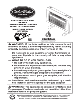 ProCom Heating MTF30TBU-R User manual